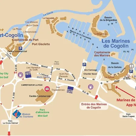Apartment L'azure, Marines De